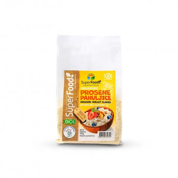 SuperFood prosene pahuljice bez glutena, 200g 