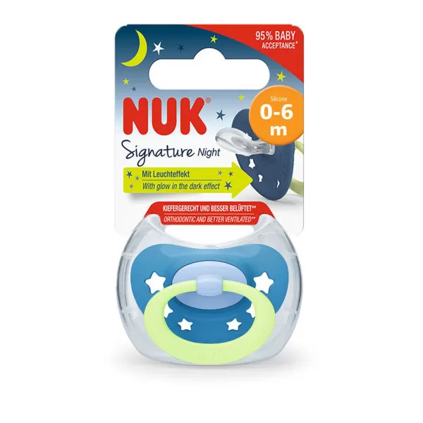 Nuk varalica silikon signature night box vel.1
