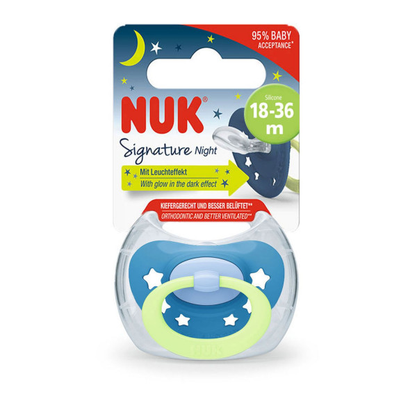 Nuk varalica silikon signature night box vel.3