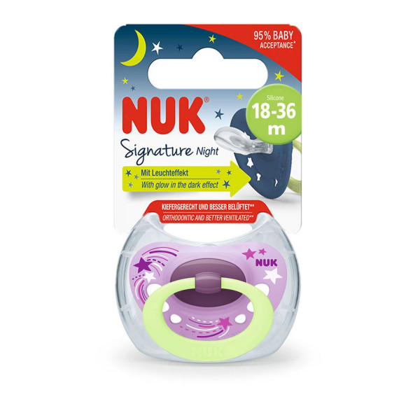 Nuk varalica silikon signature night box vel.3
