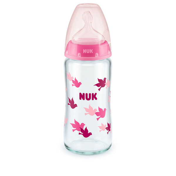 Nuk staklena flašica sa termo indikatorom 240ml