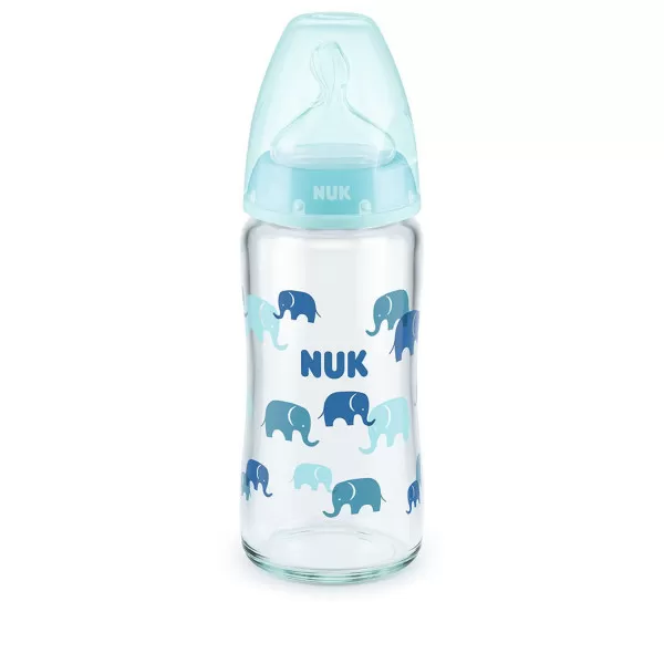 Nuk staklena flašica sa termo indikatorom 240ml