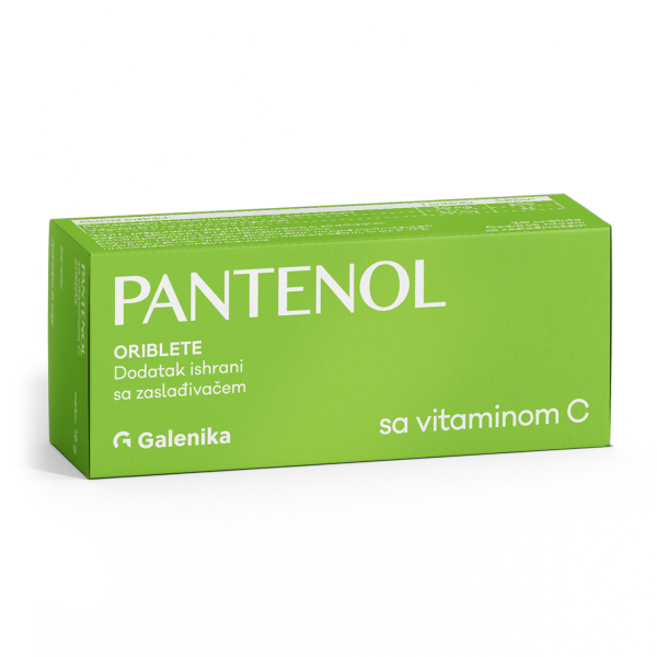 Panthenol sa vit C, oriblete 20kom 