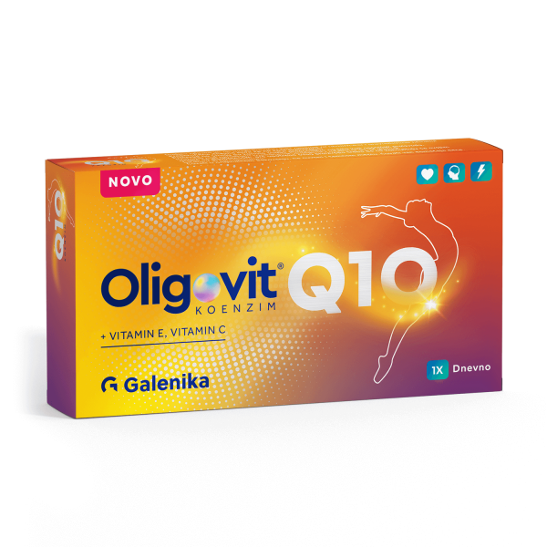 Oligovit Q10 + Vit E + Vit C kaps.30kom 