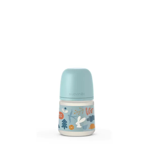 Suavinex flašica spori protok 150ml, plava, 0m+