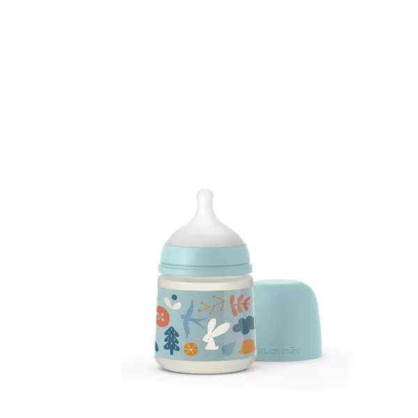 Suavinex flašica spori protok 150ml, plava, 0m+