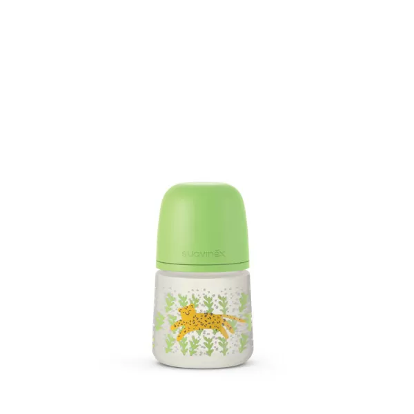 Suavinex flašica spori protok 150ml, zelena, 0m+