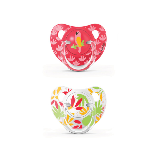 Suavinex varalica jungle, 2 kom, roze, 6-18m