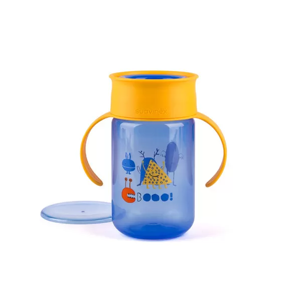 Suavinex šolja sa diskom 340 ml, plava, 12m+