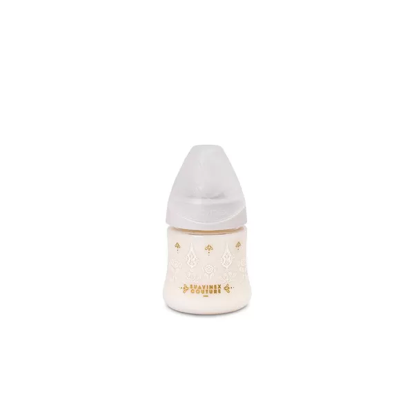 Suavinex flašica s protok 150ml, bela, 0m+ 