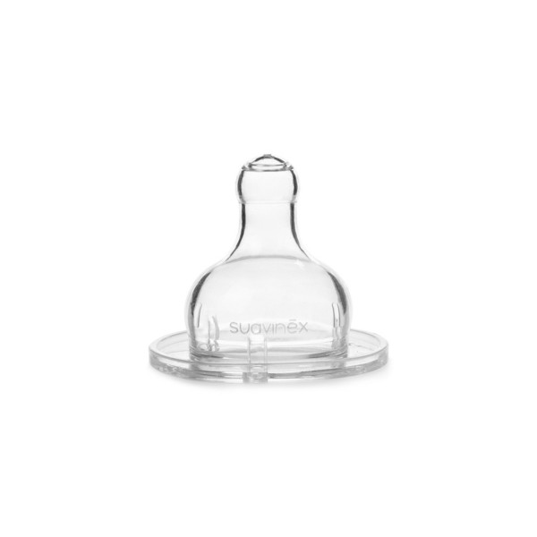 Suavinex cucla okrugla 3P silikon, 2 kom, 0m+