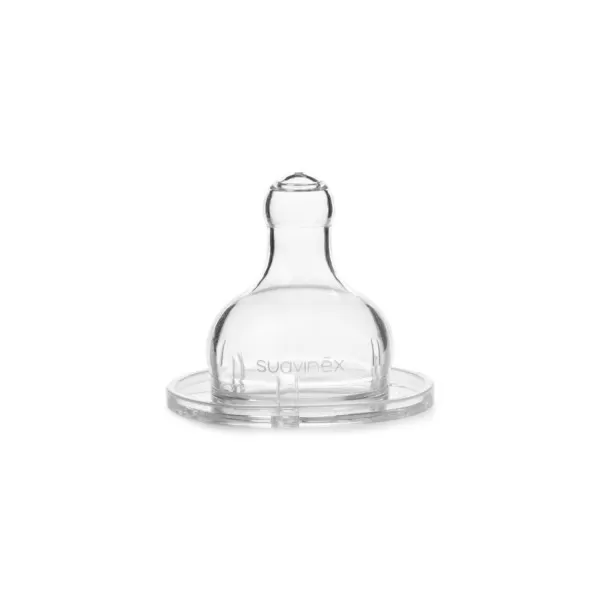 Suavinex cucla okrugla 3P silikon, 2 kom, 0m+