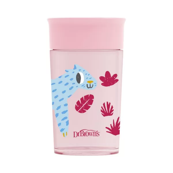 Dr. Browns šolja 360 stepeni 300ml roze