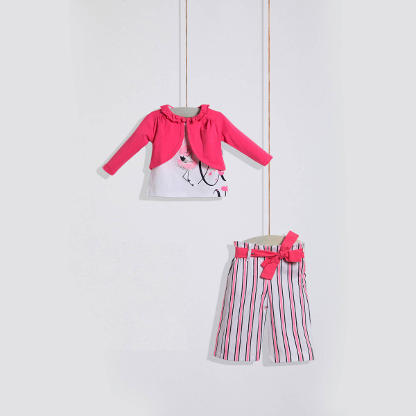 WOGI komplet3/1(bolero,majica,pantalone),devojčice 