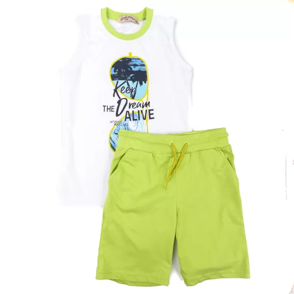 Lillo&Pippo komplet (majica atlet, šorts), dečaci 