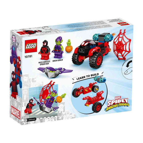 Lego Spidey miles morales:spider-mans techno trike