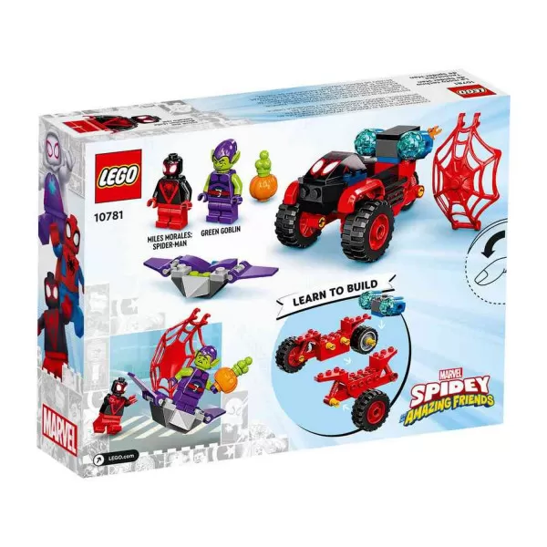 Lego Spidey miles morales:spider-mans techno trike