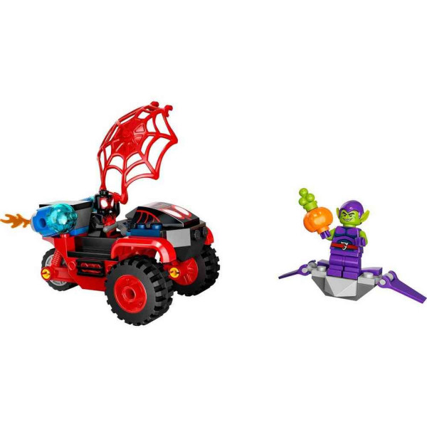 Lego Spidey miles morales:spider-mans techno trike 