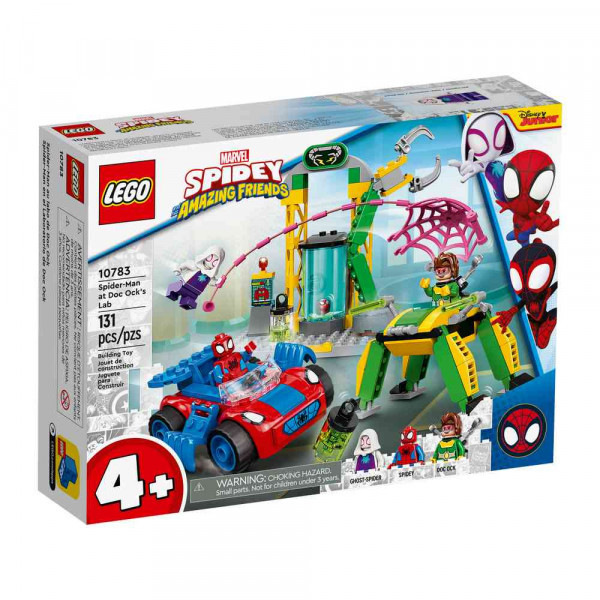 Lego Spidey spider-man at doc ocks lab 