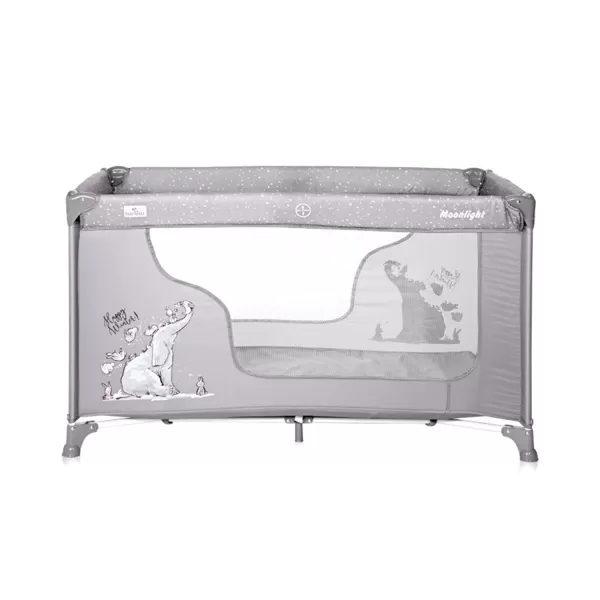 Lorelli prenosivi krevetac Moonlight, Grey fun