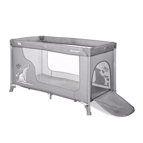 Lorelli prenosivi krevetac Moonlight, Grey fun