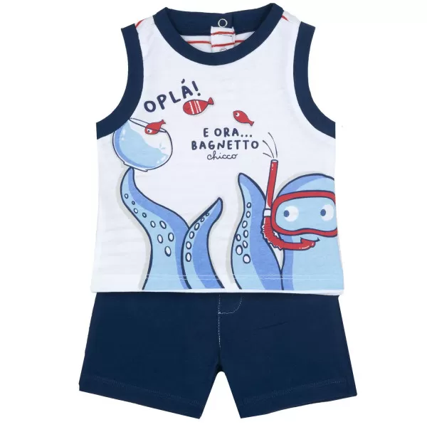 Chicco komplet 2/1 (majica atlet, šorts), dečaci 