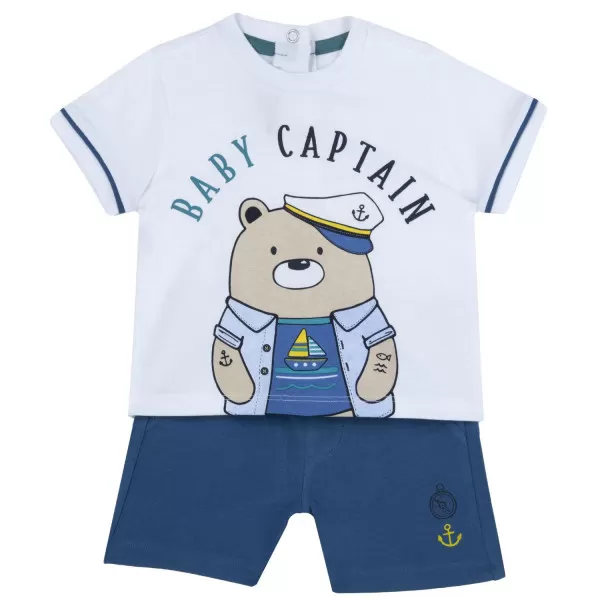 Chicco komplet 2/1 (majica kr, šorts), dečaci 