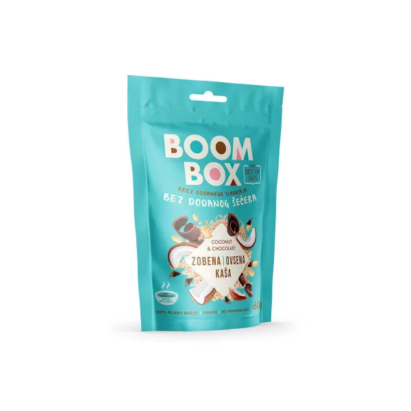 Boom Box ovsena kaša kokos, čokolada, 60g 