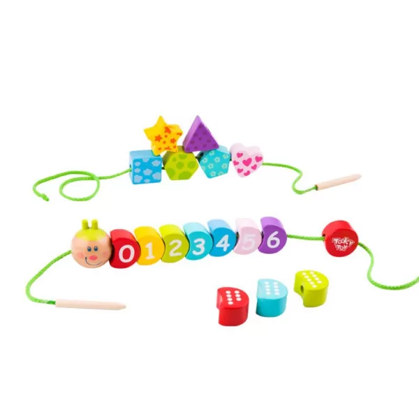 Tooky toy igra pertlanja - gusenica
