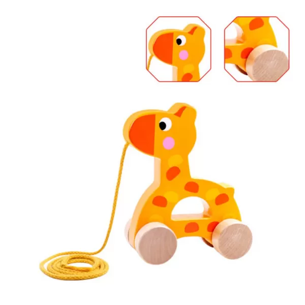 Tooky toy žirafa na vuču 