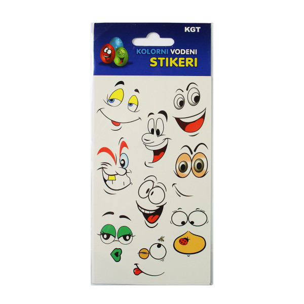 Kgt vodeni stikeri facijalni