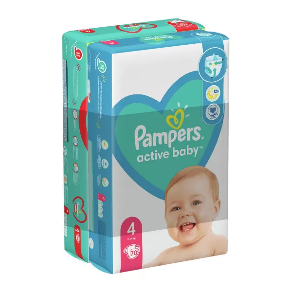 Pampers pelene kopak JP MLS4 70ct+GP Pants S4 66ct 