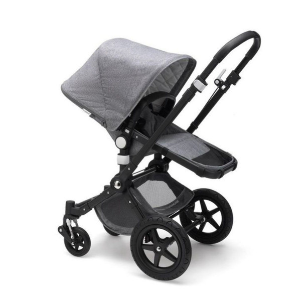 Bugaboo kolica Cameleon 3 crni ram, grey melange 