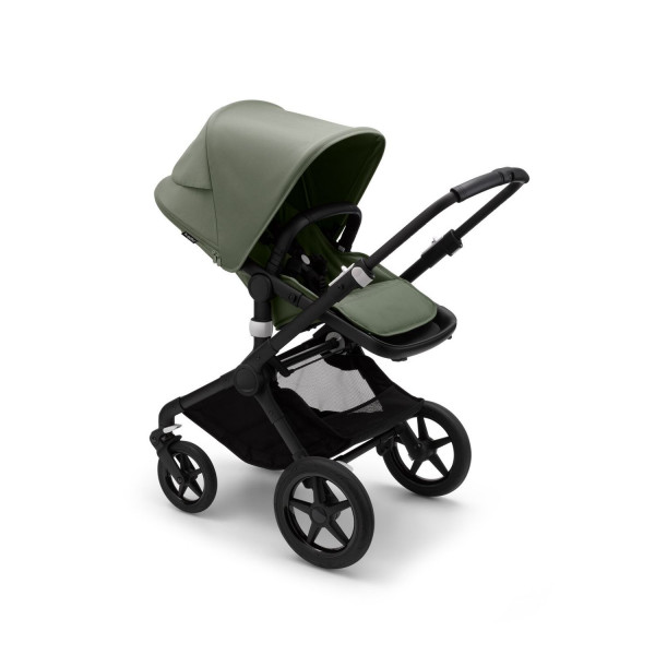 Bugaboo kolica Fox 3 crni ram, forest green 