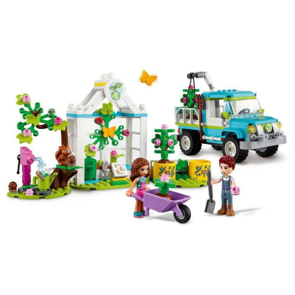 Lego Friends tree-planting vehicle