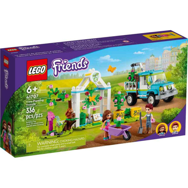 Lego Friends tree-planting vehicle
