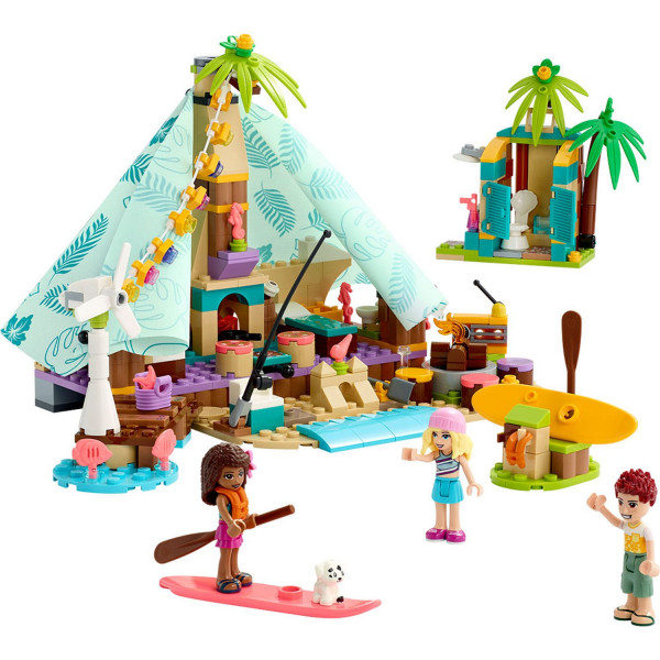 Lego Friends beach glamping