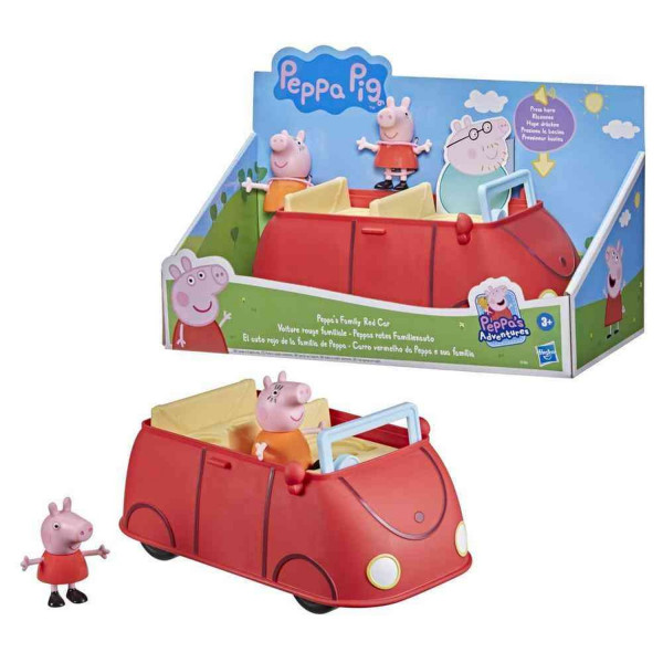 Peppa Pig peppas family red car 