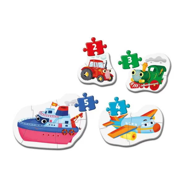 Clementoni puzzle my firstmeans of transport