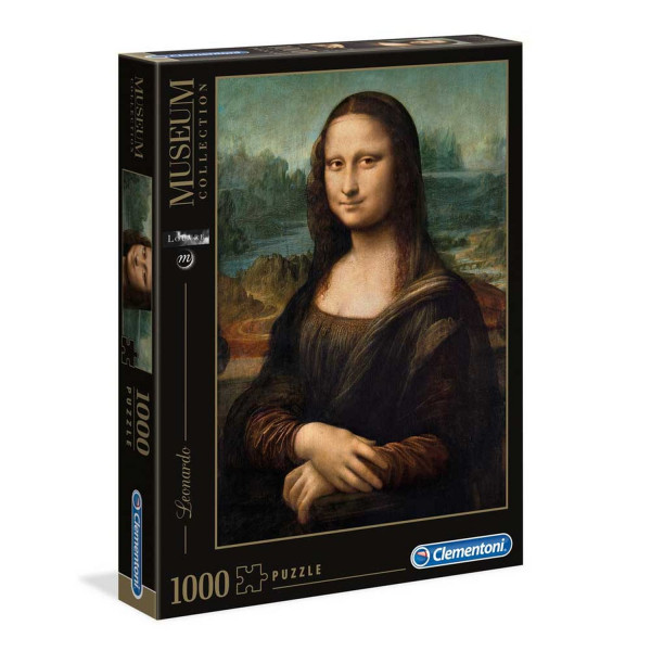 Clementoni puzzle 1000 leonardo-gioconda-(museum) 