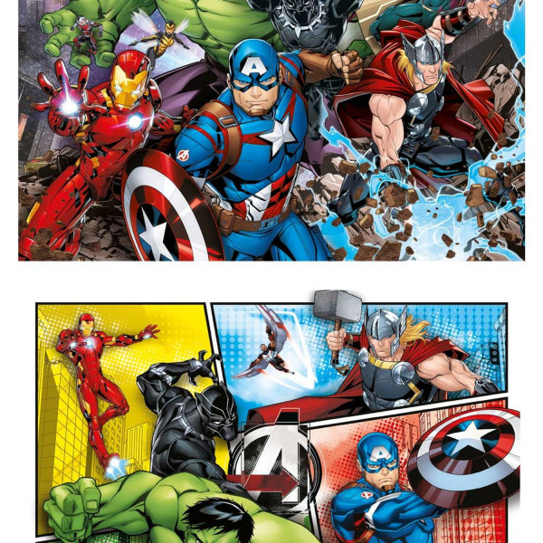 Clementoni puzzle 2x60 avengers - 2019 