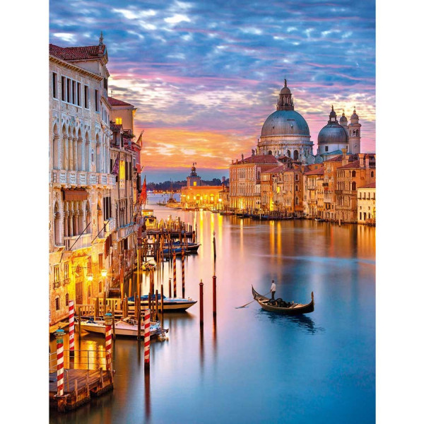 Clementoni puzzle 500 hqc lighting venice 