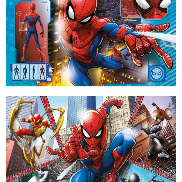 Clementoni puzzle 2x60 spider-man