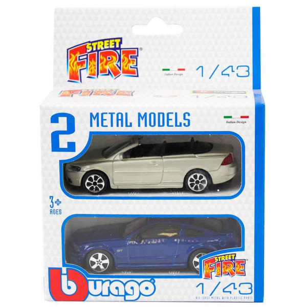 Burago street fire set 2 kom