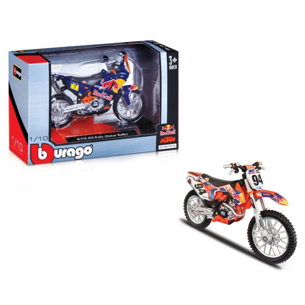 Burago red bull motocikli 1:18 