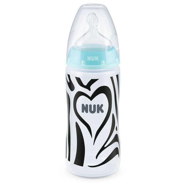 Nuk FC flašica sa tem. Indik monohrom, 300ml 6-18M 