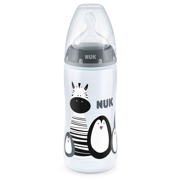 Nuk FC flašica sa tem. Indik monohrom, 300ml 6-18M