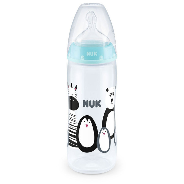 Nuk FC flašica sa tem. Indik monohrom, 300ml 6-18M