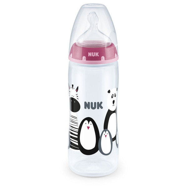 Nuk FC flašica sa tem. Indik monohrom, 300ml 6-18M 