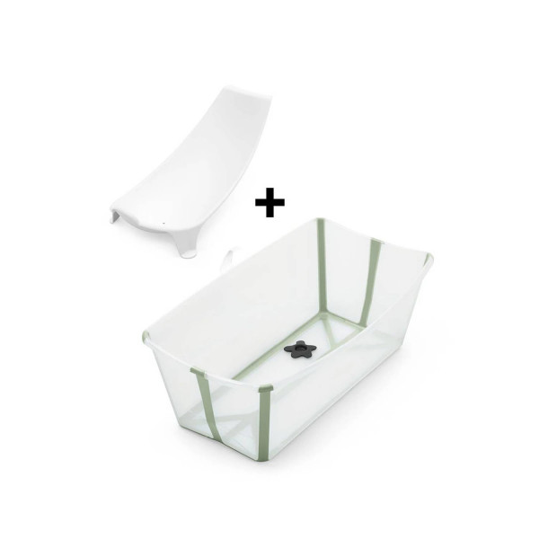 Stokke set kadica Flexi Bath Transparent Green